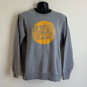 rton Men’s Gray & Yellow Logo Crewneck Sweater – Size M